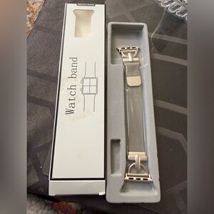 Camo Silver Mesh Watch Band